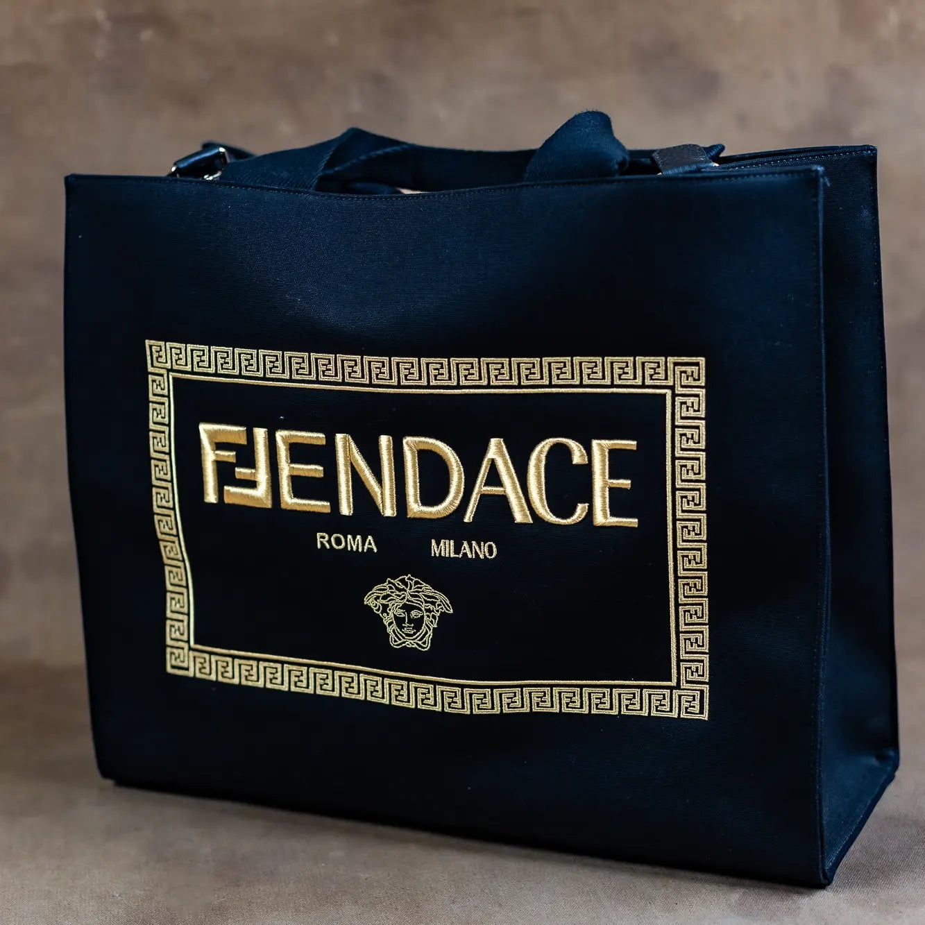 Fendance canvas logo Bag Versace-Fendi‼️