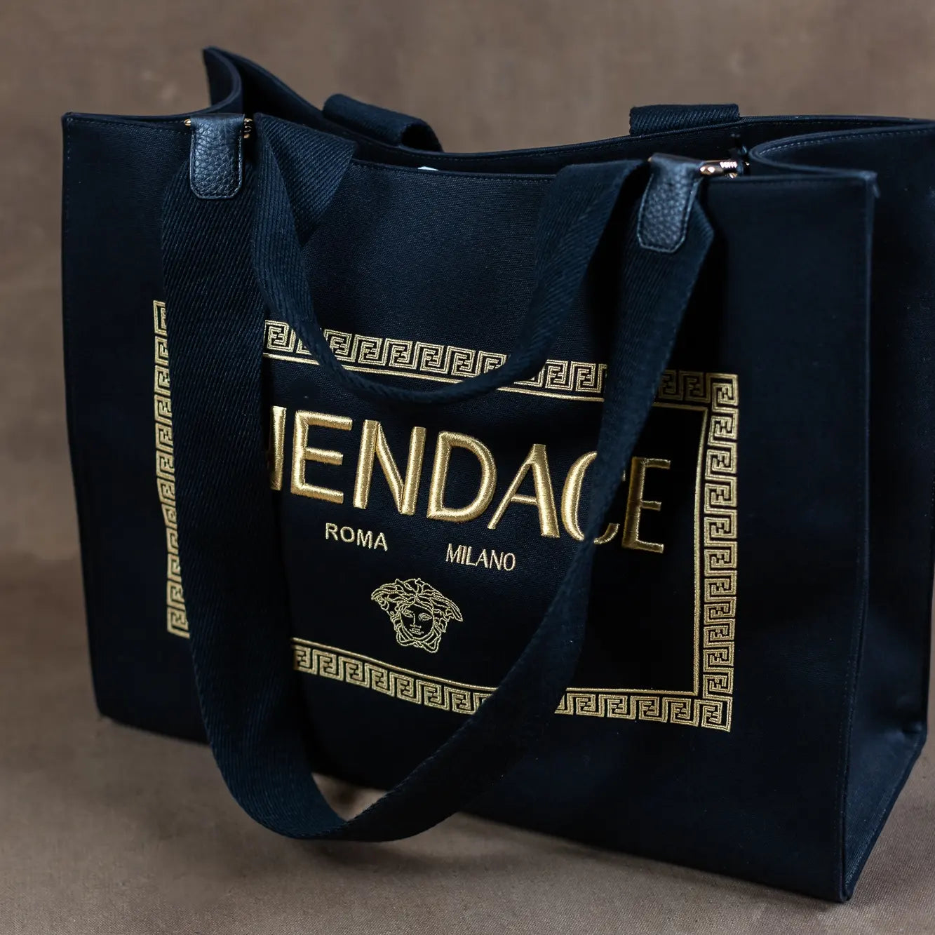 Fendance canvas logo Bag Versace-Fendi‼️