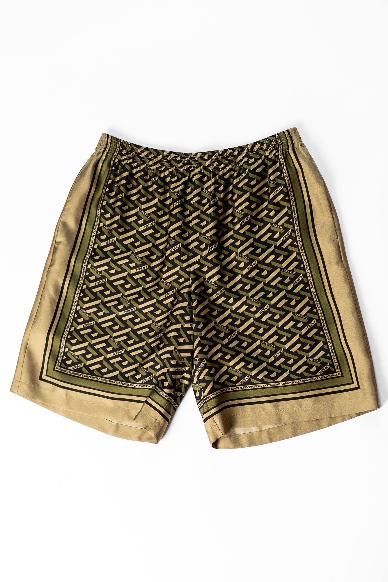 VERSACE SILK SHORTS MONOGRAME!