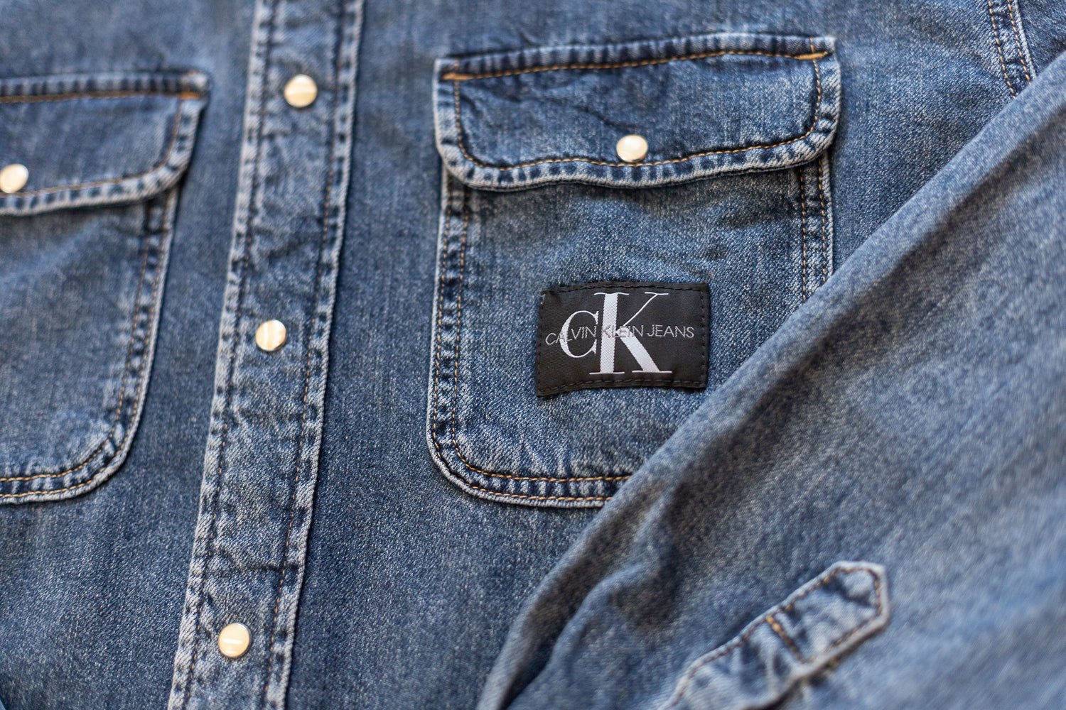 Camasa denim Calvin Klein