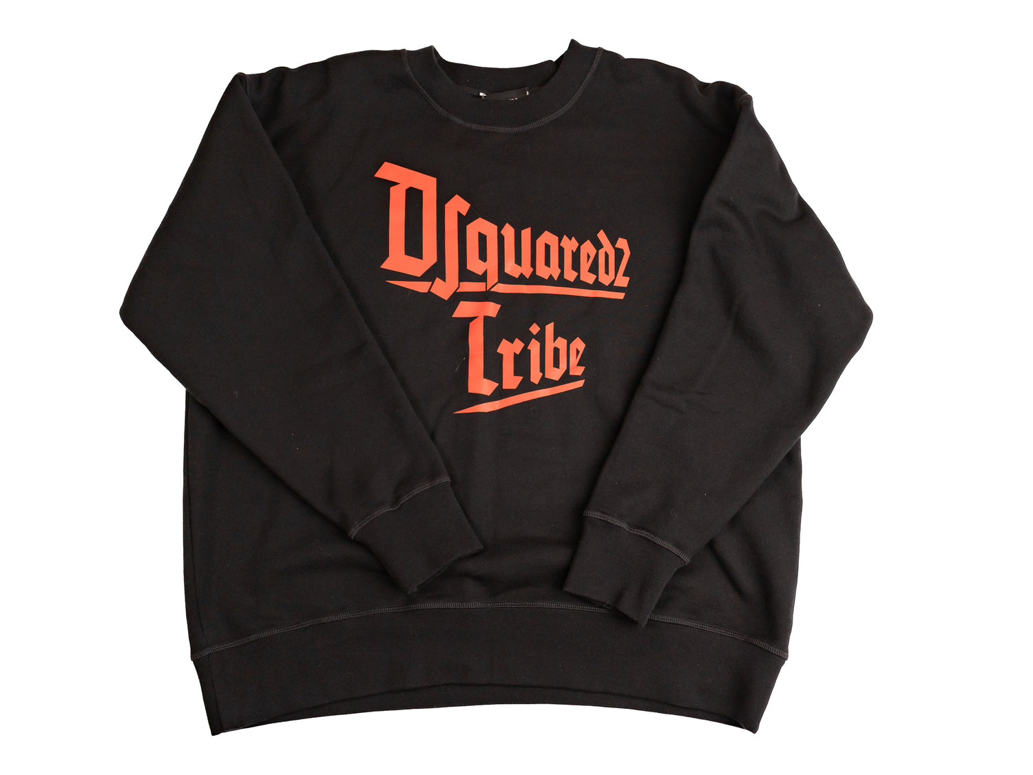 DSQUARED2 BLACK SWEATSHIRT WITH LOGO