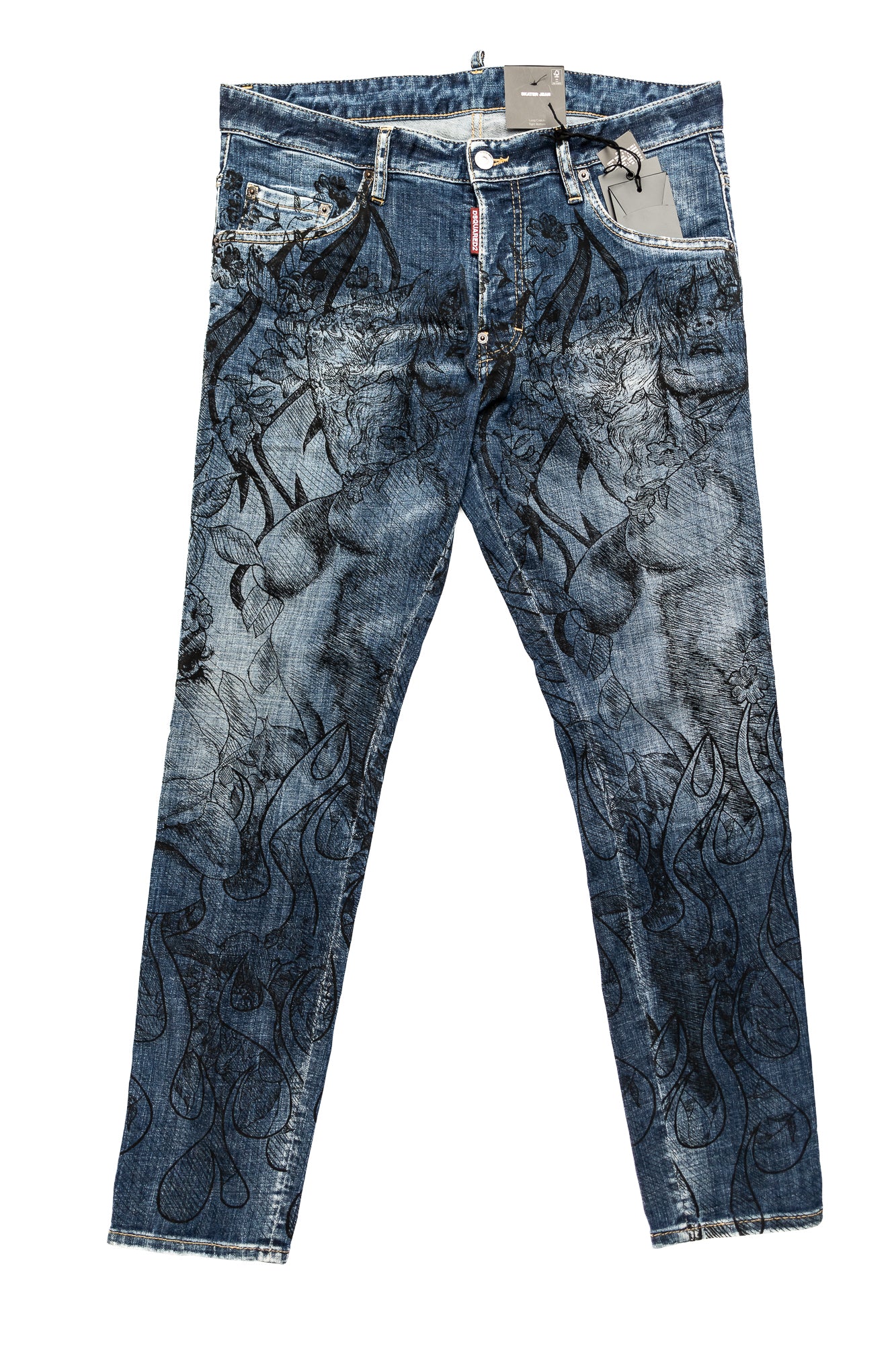 DSQUARED2 BLUE ‘SKATER’ JEANS